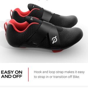 Peloton Black & Red Athletic Shoes for Performance Size 6 Women